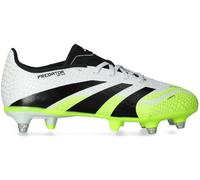 Adidas - Bota de fútbol Predator League L SG Niño, Unisex, White-Core Black-Lucid Lemon, 4 UK
