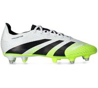 adidas Predator League Soft Ground Football Boots, Botas de fútbol Unisex Adulto, Cloud White/Core Black/Lucid Lemon, 40 EU
