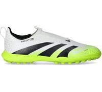 adidas Predator League Laceless Turf Football Boots Kids, Botas de fútbol Unisex niños, Cloud White/Core Black/Lucid Lemon, 35 EU