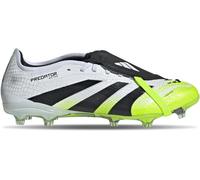 Adidas - Bota de fútbol Predator Pro FT FG, Unisex, White-Core Black-Lucid Lemon, 10 UK