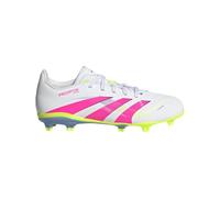 adidas - Botas de fútbol con tacos mixtos para niños (niño grande pequeño), Blanco Lucid Rosa Lucid Limón, 28 EU