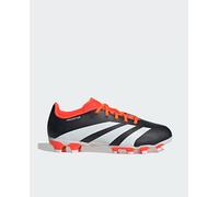 adidas Predator 24 League Low Multi-Ground Boots, Botas de fútbol, Core Black/Cloud White/Solar Red, 38 2/3 EU
