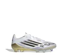 adidas Botas de fútbol F50 Elite para hombre, Blanco, negro, dorado, 41 1/3 EU