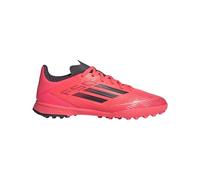 adidas Botas de fútbol unisex F50 League Football Boots Turf, Turbo Aurora Black Platinum Metallic, 38 2/3 EU