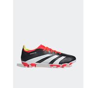 adidas Predator 24 League Low Multi-Ground Boots, Botas de fútbol Unisex Adulto, Core Black/Cloud White/Solar Red, 47 1/3 EU