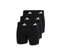 adidas Boxer Brief (3pk) -Active Flex Cotton Ropa Interior, 000 Negro, S (Pack de 3) Hombres