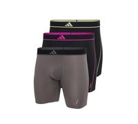adidas Boxer Brief (3pk) -Active Micro Flex Eco Ropa Interior, 904 Assorted, XXL (Pack de 3) Hombres