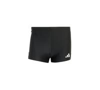 Adidas Uomo 3 Stripes Swim Boxers, Black/White, M-L