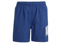 adidas Boy's Bañador Corto Sportswear Essentials Logo CLX (Infantil), Dark Blue/White, 164