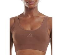 adidas Bra Scoop Lounge, Sujetador Estilo Corsé para Mujer, Marrón (Mocha Tostada), L