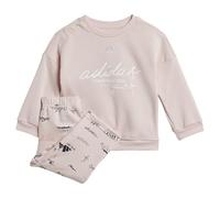 Conjunto adidas Brand Love Jogger Infantil Rosa 12 - 18 MESES