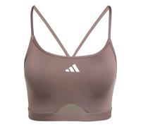 Adidas Brasier de Entrenamiento AeroReact con 3 Rayas para Mujer, Talla XS