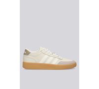 adidas Hombre BREAKNET 3.0 Shoes, Orbit Grey/Core White/Putty Beige, 44 2/3 EU