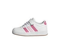 adidas BREAKNET 3.0 Shoes Children, Zapatos Unisex niños, FTWR White/Pink Fusion/Clear Pink, 29 EU
