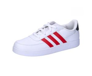 adidas Breaknet Lifestyle Court Lace Shoes, Zapatillas Unisex Adulto, Cloud White Better Scarlet Carbon, 38 EU