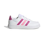 adidas Breaknet Lifestyle Court Lace Shoes, Zapatillas Unisex niños, Cloud White Lucid Fuchsia Beam Pink, 35 2/3 EU