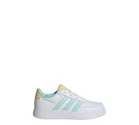 adidas Breaknet Lifestyle Court Lace Shoes, Zapatillas Unisex niños, Cloud White Semi Flash Aqua Orange Tint, 29 EU