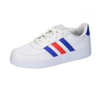 adidas Breaknet Lifestyle Court Lace Shoes, Zapatillas Unisex niños, Ftwr White Lucid Blue Bright Red, 36 2/3 EU