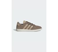 adidas Mujer Breaknet Sleek Shoes, Khaki Six/Gold RW/Off White, 36 EU