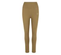 Adidas by Stella McCartney- Pantalones Marrones con Logo y Cintura Alta- Trousers- Mujer- Marrón- L- Pantalones Marrones con Logo y Cintura Alta