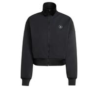 ADIDAS BY STELLA MCCARTNEY Sudadera con cremallera deportiva 'Knitted Track' negro / blanco XXXS-XXS negro / blanco