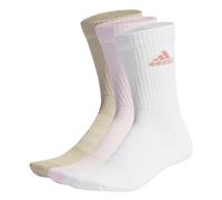 adidas C Spw Crw 3p Calcetines, Clear Pink/White/Wonder Beige, 45-48 Unisex adulto
