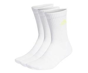 adidas C Spw Crw 3p Calcetines, White/Lucid Cyan/Lucid Lemon/Lucid Pink, 49-51 Unisex adulto