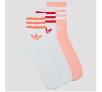 adidas Calcetines 3-Stripes Crew Socks 3 Pairs in Blanco S