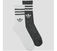 adidas Calcetines 3-Stripes Glitter Crew Socks 2 Pairs in Negro M