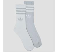 adidas Calcetines 3-Stripes Glitter Crew Socks 2 Pairs in Plata L