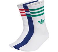 Adidas - Calcetines 3S Crew S (3 Pares), Unisex, victory blue-white-white, S