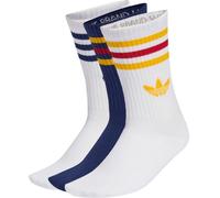 Adidas - Calcetines 3S Crew S (3 pares), Unisex, white-dark blue-white, S