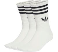 Adidas - Calcetines 3S Crew S (3 pares), Unisex, White-White-White, XL