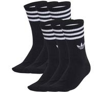 Adidas - Calcetines 3S Crew S (6 pares), Unisex, Black, XL