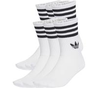 Adidas - Calcetines 3S Crew S (6 pares), Unisex, White, S