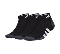 adidas Calcetines Acolchados De Corte Bajo (3 Pares), Negro Onix Gris Blanco, L (Pack de 3) para Hombre