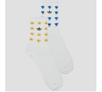 adidas Calcetines adidas Originals x Liberty London Crew Socks 2 Pairs in Blanco S