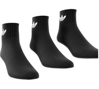 Adidas - Calcetines clásicos Mid (3 Pares), Unisex, Black, S [34 - 38]