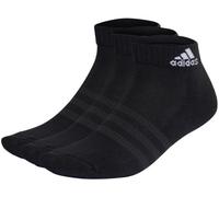 Adidas - Calcetines Cushion Ankle (3 Pares), Unisex, Black, L [43-45]