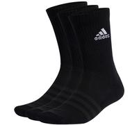 Adidas - Calcetines Cushion Crew (3 Pares), Unisex, Black, M [38 - 42]