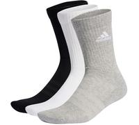 Adidas - Calcetines Cushion Crew (3 Pares), Unisex, Black-White-Grey, M [40-42]