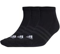 Adidas - Calcetines Cushion Low (3 Pares), Unisex, Black, S [37-39]