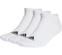 Adidas - Calcetines Cushion Low (3 Pares), Unisex, White, XL [46-48]