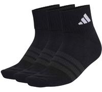 Adidas - Calcetines Essentials Ankle (3 Pares), Unisex, black-white, S