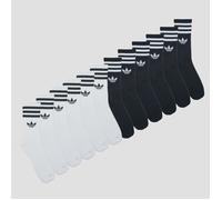 ADIDAS ORIGINALS Calcetines '3-STRIPES CREW 10 PAIRS' negro / blanco 37-39 negro / blanco