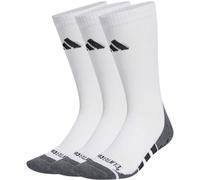 adidas Unisex Adulto Performance Grip Climacool Cushioned Crew 3P, White/Dark Grey Heather/Black, 42-45