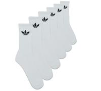 adidas Calcetines Trefoil Cushion Crew Socks 6 Pairs in Blanco L