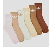 adidas Calcetines Trefoil Cushion Crew Socks 6 Pairs in Marrón XS