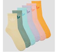 adidas Calcetines Trefoil Cushion Crew Socks 6 Pairs in Multicolor M
