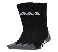 adidas Calcetines unisex para niños Performance Climacool Cushioned Crew 3p, negro, blanco, 49-51
